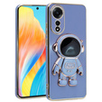 Etui do Oppo A78 4G, Astronaut, niebieskie