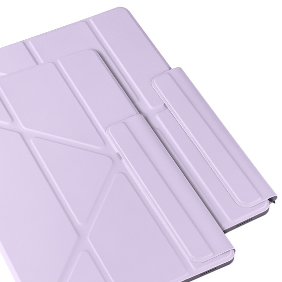 Magnetyczne etui origami do Samsung Galaxy Tab S10 Lite / S10 FE / S9 FE / S9 – fioletowe