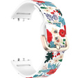 Pasek Silikonowy do Samsung Galaxy Fit 3, Flowers