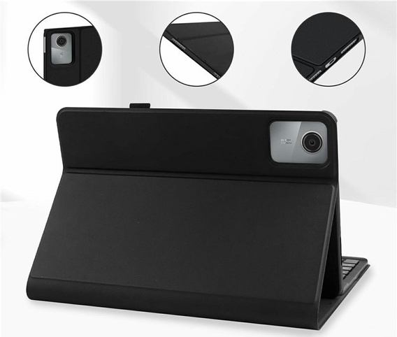 Etui z klawiaturą Bluetooth do Lenovo Tab M11 – czarne