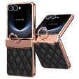 Etui ze szkłem do Samsung Galaxy Z Flip7 5G – czarne