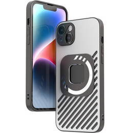 Etui R-JUST SJ55 do iPhone 14, pancerne, do MagSafe, czarne