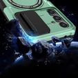Etui pancerne do Samsung Galaxy S23 FE, CamShield MagSafe, zielone