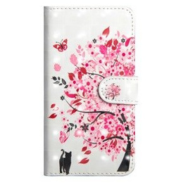 Etui Wallet do Samsung Galaxy A50/A50S/A30S, Light Spots Decor, Flowered Tree