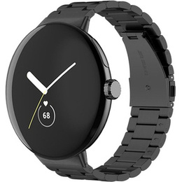 Stalowa Bransoleta do Google Pixel Watch 1 / 2 / 3 41mm, Czarna