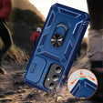 Etui pancerne do Samsung Galaxy S23 FE, CamShield Slide, niebieskie