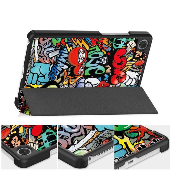 Etui do Lenovo Tab One, Smartcase, Graffiti
