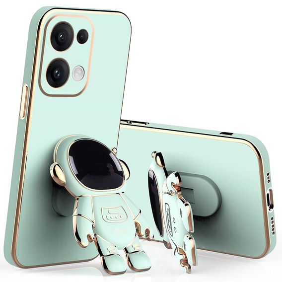 Etui do Oppo Reno 13, Astronaut, zielone