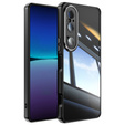 Etui do Sony Xperia 1 VI, Fusion Hybrid, z ochroną aparatu, przezroczyste / czarne