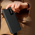 Etui do Samsung Galaxy A56 5G – Smart View z kieszenią na kartę, czarne