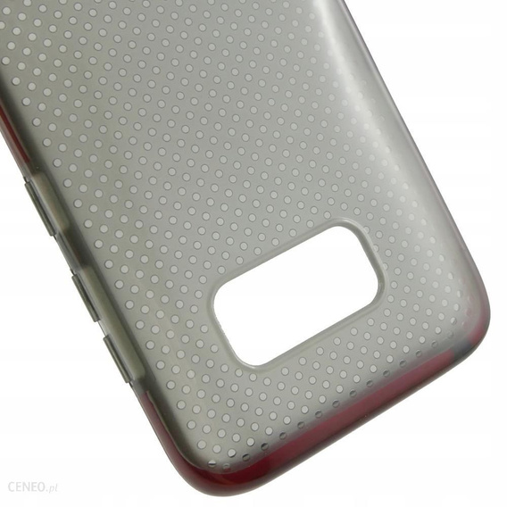 Etui Dots Gel Samsung Galaxy S8 - Black/Red