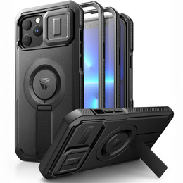 Etui pancerne Dexnor CamProtect z MagSafe do iPhone 12 Pro Max / 13 Pro Max – czarne