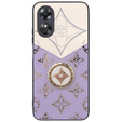 Etui Fashion do Oppo A17, fioletowe