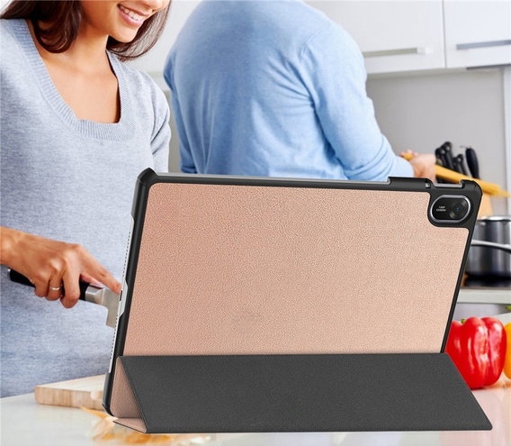 Etui z klapką do Huawei MatePad 11.5 2025, Smartcase, różowe rose gold