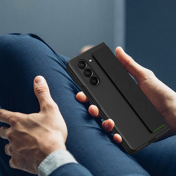 Etui do Samsung Galaxy Z Fold6 5G, z rączką, czarne