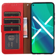 Etui Wallet do Samsung Galaxy S22 5G, KHAZNEH RFID, Dual Color, Red