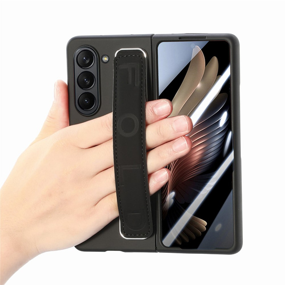 Etui do Samsung Galaxy Z Fold6 5G, z rączką, czarne