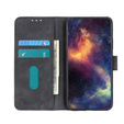 Etui Wallet do Oppo A93 5G/A54 5G/A74 5G, KHAZNEH, Vintage, Black