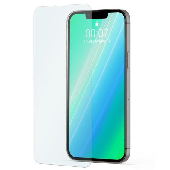 Zestaw Etui SPIGEN do iPhone 14, Liquid Crystal, Crystal Clear + Szkło