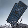 Etui pancerne do Xiaomi 15T, CamShield Slide, niebieskie