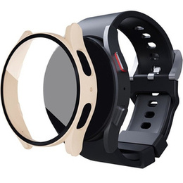 2w1 Etui + Szkło Hartowane do Samsung Galaxy Watch 5 44mm, Różowe