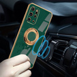 Etui do Samsung Galaxy S20 Plus, Electro Ring, zielone