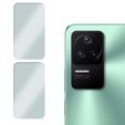 2x Szkło hartowane na aparat ERBORD do Xiaomi Poco F4 5G / Redmi K40S 5G, przezroczyste