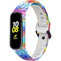 Pasek Silikonowy do Samsung Galaxy Fit 2 SM-R220, Colorful Print