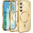 Etui do Samsung Galaxy A16 / A16 5G, Electro MagSafe, złote + Szkło na ekran