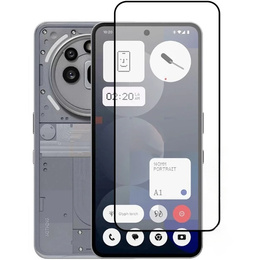 Szkło Hartowane 3D do Nothing Phone 3A Pro, czarna ramka