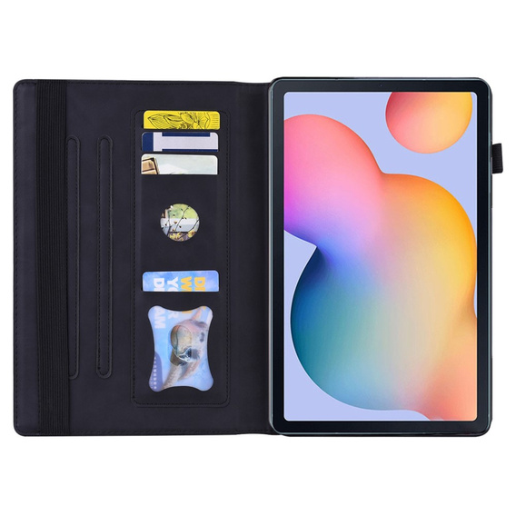 Etui do Samsung Galaxy Tab S6 Lite 10.4" 2020/2022/2024, Classic, z miejscem na rysik, czarne