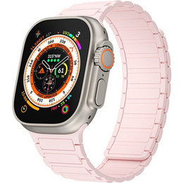 Pasek Silikonowy do Apple Watch 1/2/3/4/5/6/7/8/9/10/11/SE Ultra 1/2/3 42/44/45/46/49mm, Różowy