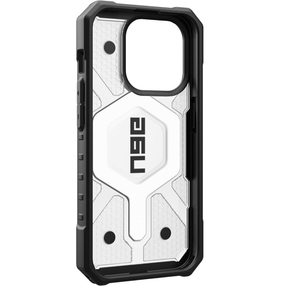 Etui Urban Armor Gear do iPhone 15 Pro, Pathfinder MagSafe, przezroczyste / czarne