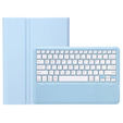 Etui z Klawiaturą Bluetooth do Samsung Galaxy Tab S10 FE+ X620 / X626B - niebieskie