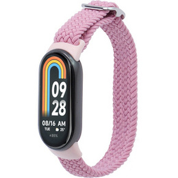 Pasek Nylonowy do Xiaomi Smart Band 10 / 9 / 8, Różowy