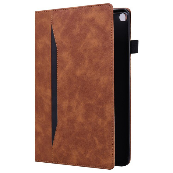 Etui do Lenovo Tab M11, Classic, z miejscem na rysik, brązowe