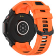 Pasek Silikonowy do Amazfit T-Rex 3, Pomarańczowy / Czarny