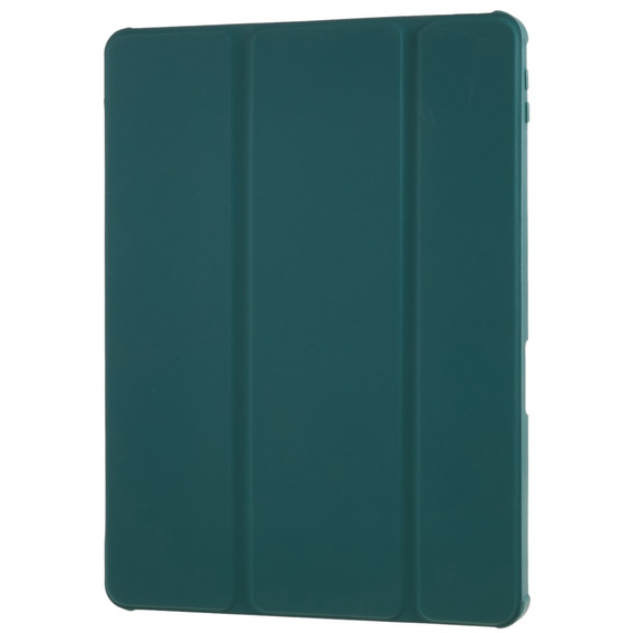 Etui do iPad 10.2" 2021/2020/2019 (9/8/7 gen.), Smartcase Hybrid, z miejscem na rysik, ciemnozielone