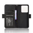 Etui z klapką do Xiaomi Poco M7 Pro 5G, Card Slot, czarne