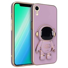 Etui do iPhone XR, Astronaut, fioletowe
