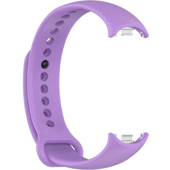 Pasek Silikonowy do Xiaomi Smart Band 10 / 9 / 8, Fioletowy