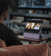 Dexnor iPad Pro 13" 2024 (7 gen.) – magnetyczne etui z funkcją podstawki - fioletowe