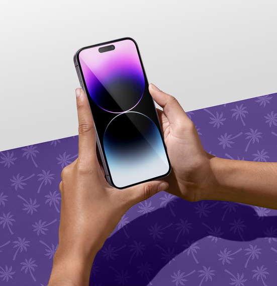 Szkło Hartowane Prywatyzujące Shy Palm do iPhone 14 Pro