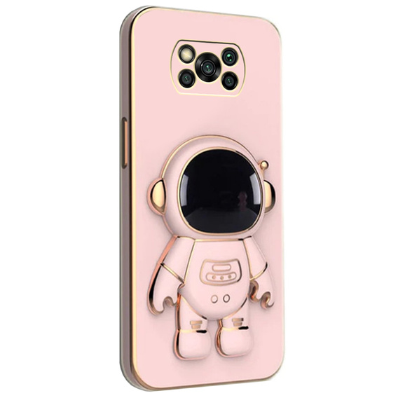 Etui do Xiaomi Poco X3 NFC / X3 Pro, Astronaut, różowe rose gold