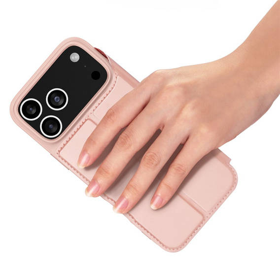 Etui z klapką Dux Ducis do iPhone 17 Pro Max, Skin Pro, różowe