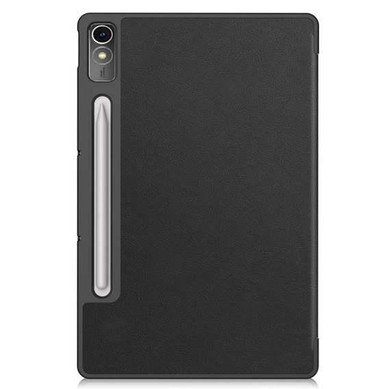 Etui do Lenovo Tab P12, Trójdzielne z miejscem na rysik, Czarne