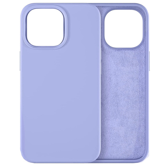 Etui do iPhone 14 Pro Max, Silicone Lite, fioletowe