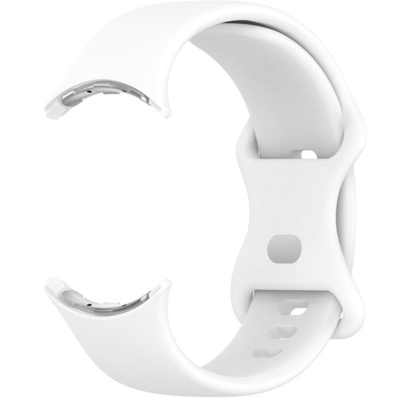 Pasek Silikonowy do Google Pixel Watch 1 / 2 / 3 41mm, Biały