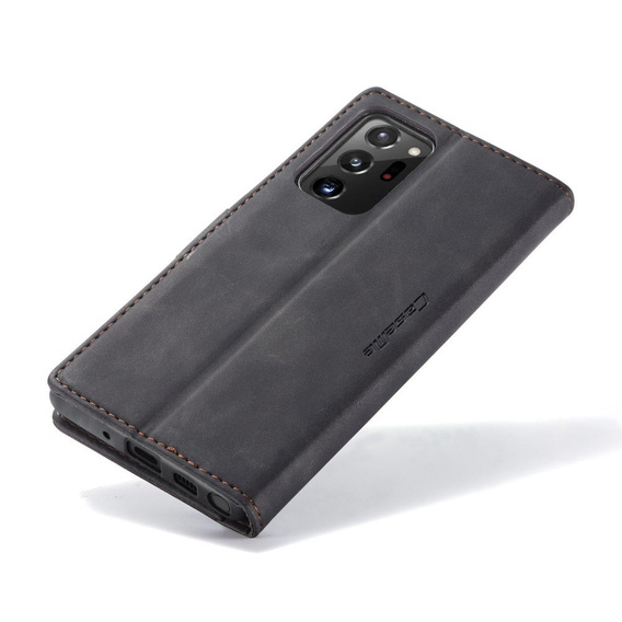 Etui CASEME do Samsung Galaxy Note 20 Ultra, Leather Wallet Case, czarne