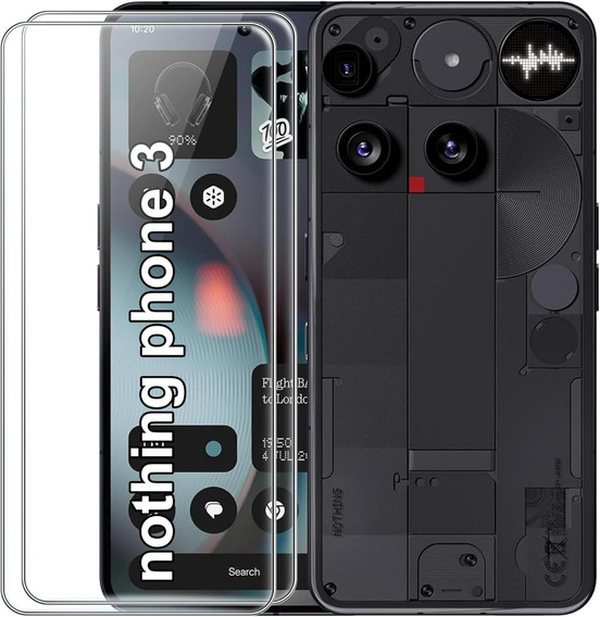 2x Szkło Hartowane do Nothing Phone 3 5G, ERBORD 9H Hard Glass, szybka